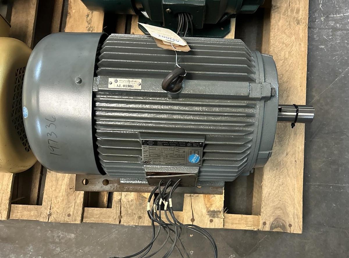 Used WORLDWIDE ELECTRIC,WWE10-18-215,MOTOR 10HP 1760RPM 230/460V 3PH 215T FRAME