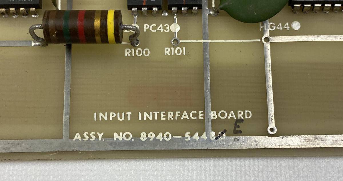 Used Warner & Swasey,8940-5448,Input Interface Board