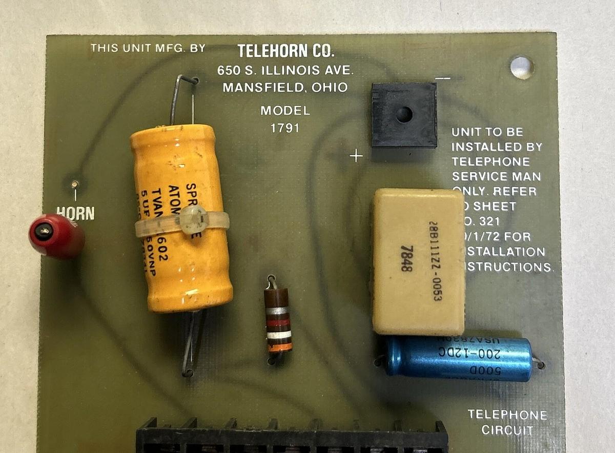 Used TELEHORN,1791,CIRCUIT BOARD