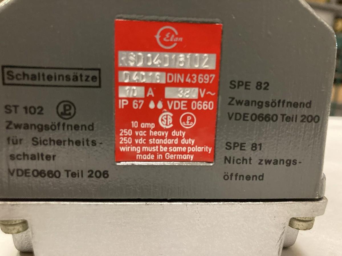 Elan,RSD04D16102 D4D16,4-Track Limit Switch
