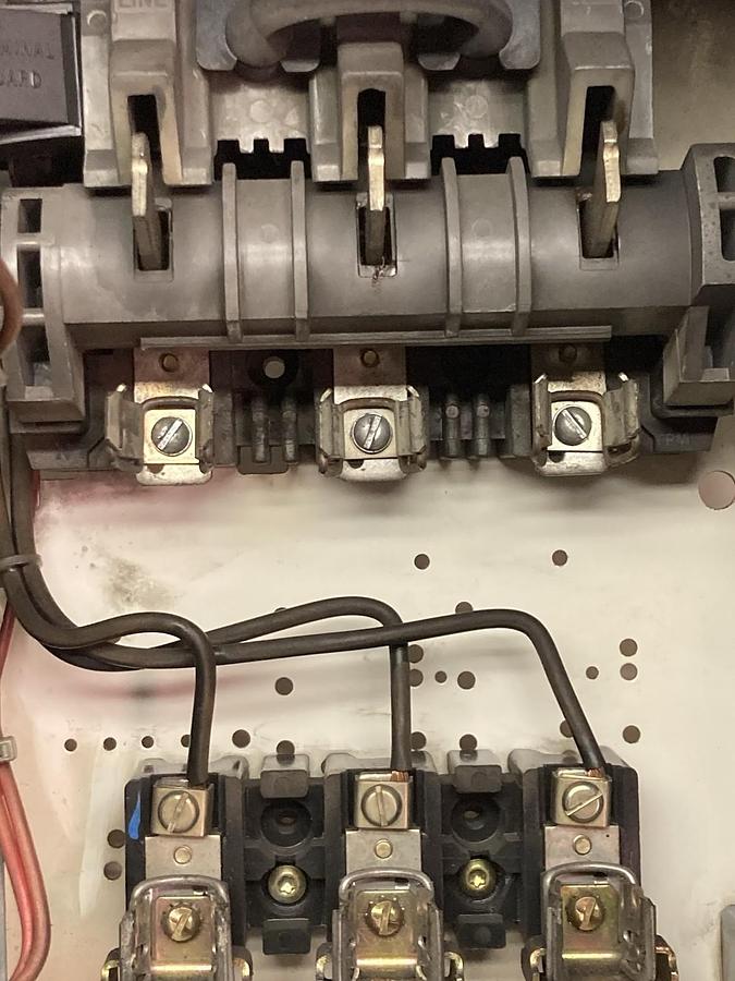 Used Allen-Bradley,2112B FVNR,12 Inch Size 1 Starter FUSED MCC Bucket