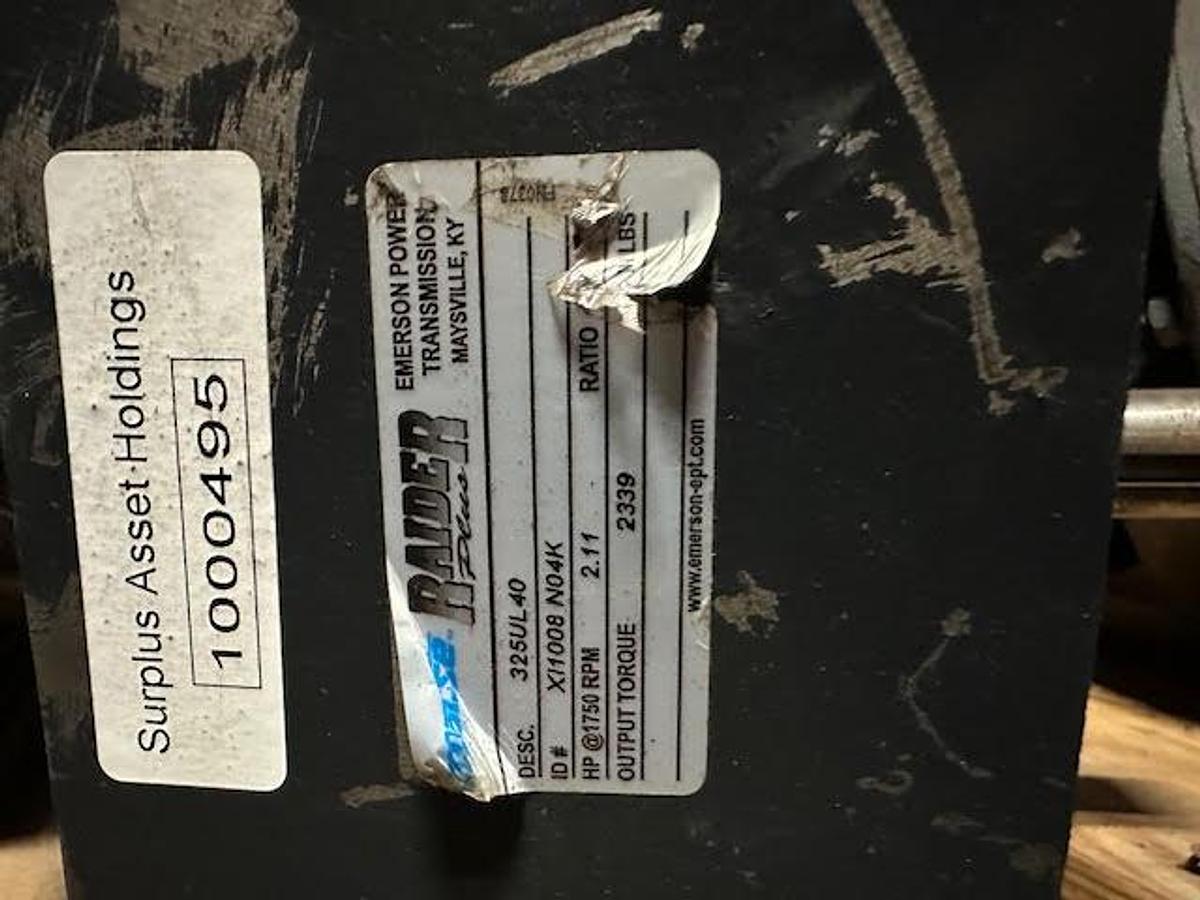 Refurbished Emerson 325UL40 Gearbox