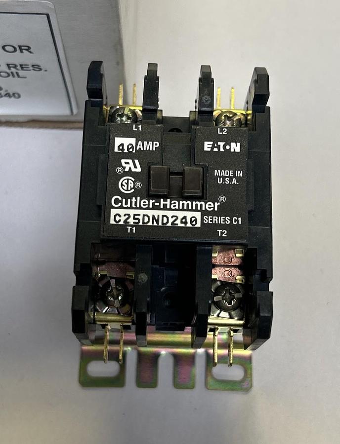 CUTLER HAMMER,C25DND340,DEFINITE PURPOSE CONTACTOR NOS