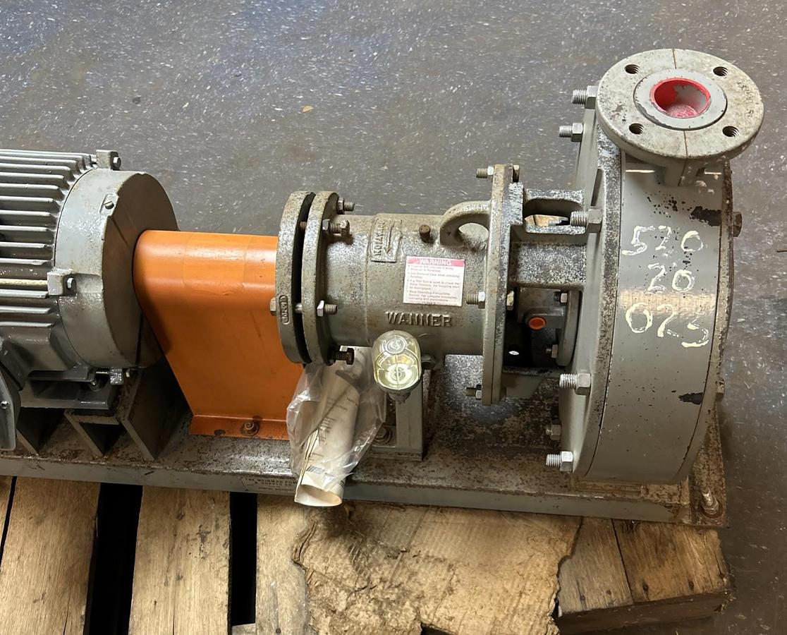 Used WANNER,PST-A30M,CENTRIFUGAL PUMP 3X2X12 10HP 1740RPM