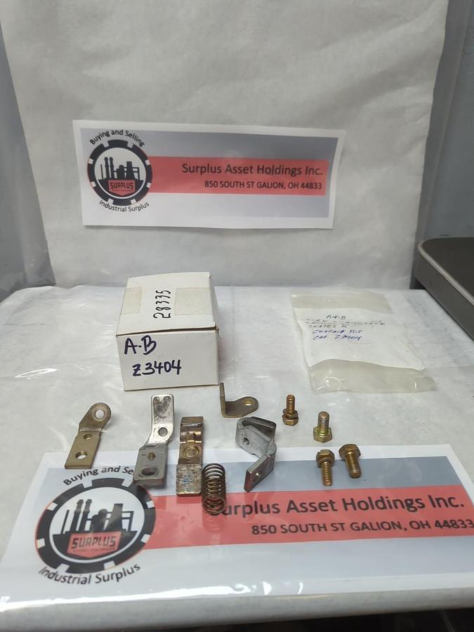 Used ALLEN BRADLEY,Z3404,SIZE 3 SERIES K CONTACT KIT PRE-OWNED