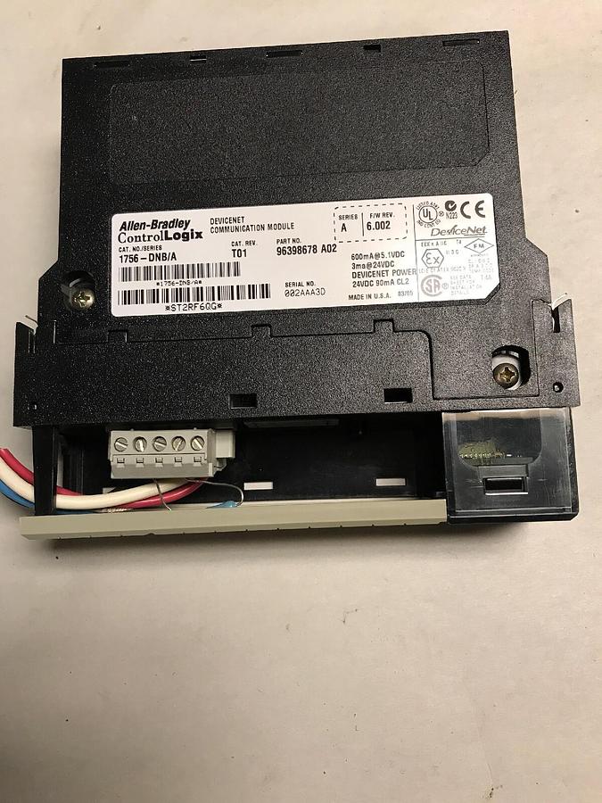 Used Allen Bradley,1756-DNB,Series A ControlLogix Device Net Communication Module
