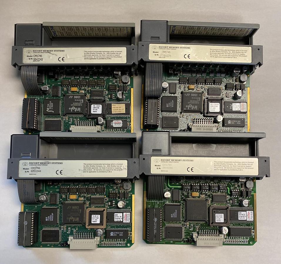 Used Escort Memory Systems,CM1746,Module LOT OF 4
