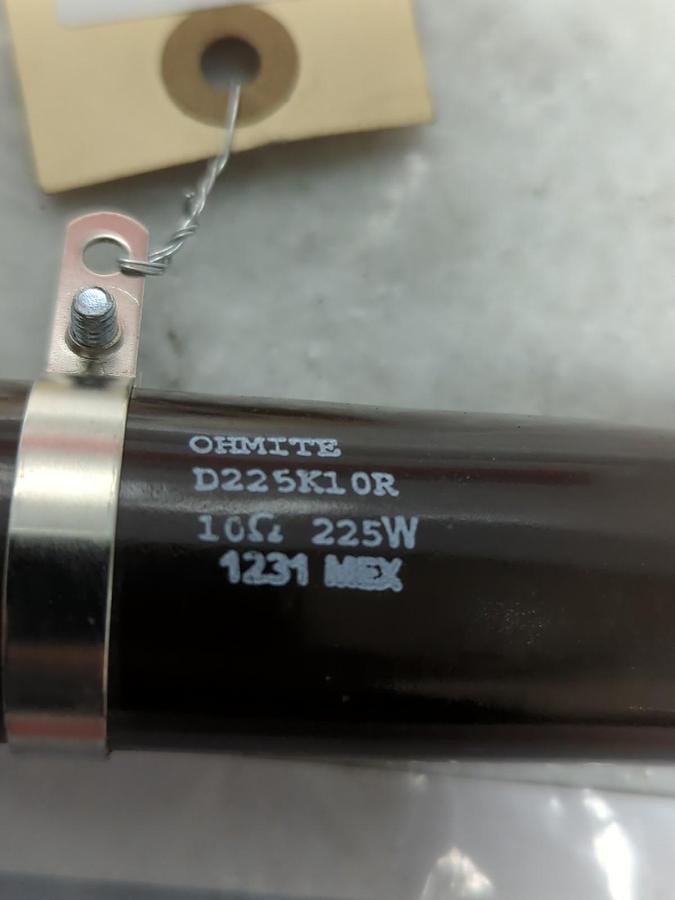 OHMITE,D225K10R,RESISTOR 10 OHMS 10% MISSING BOX NOS