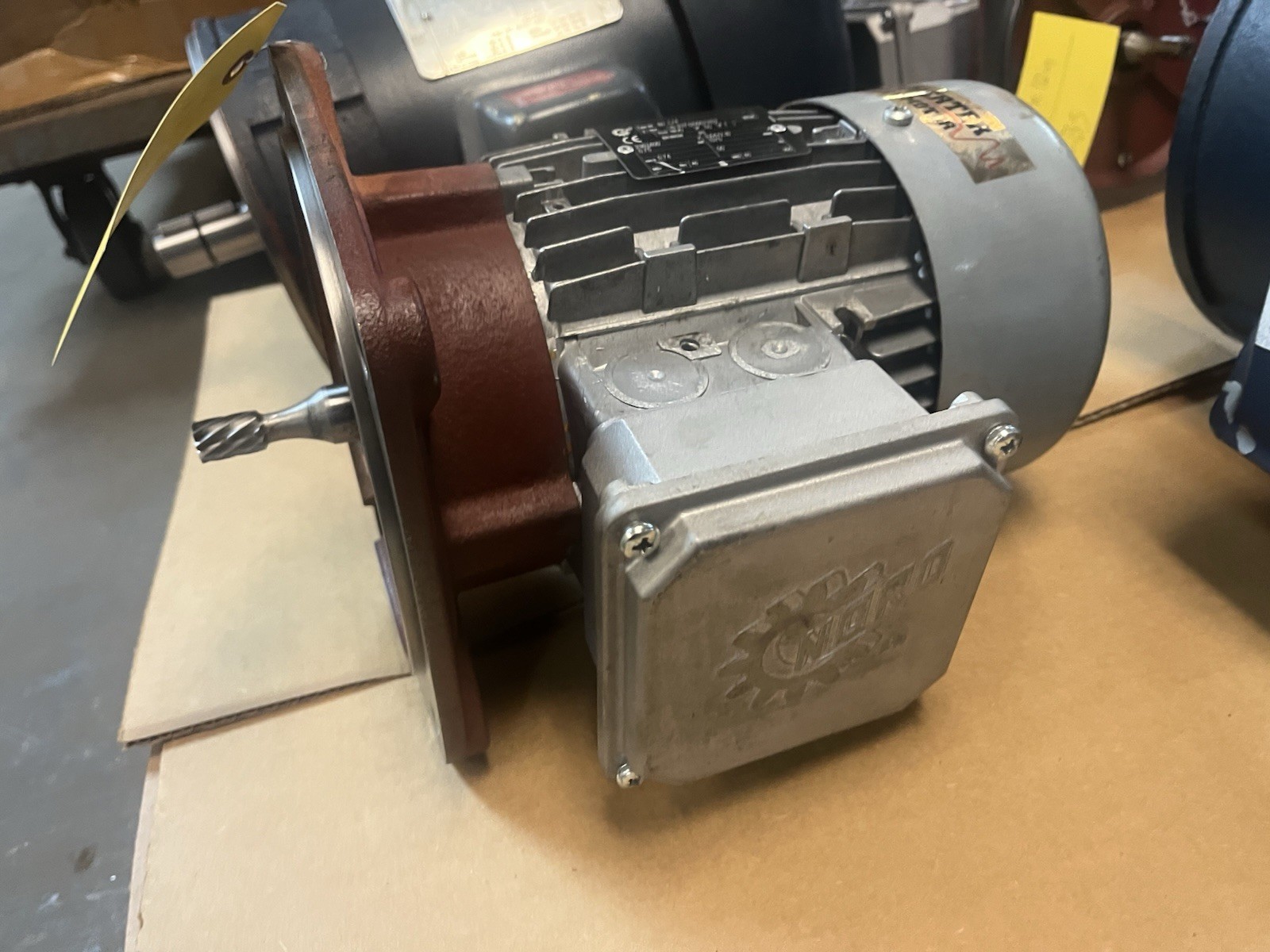 Used NORD,SK80-L/4,MOTOR .75kW 1375RPM 230/400V FR 80