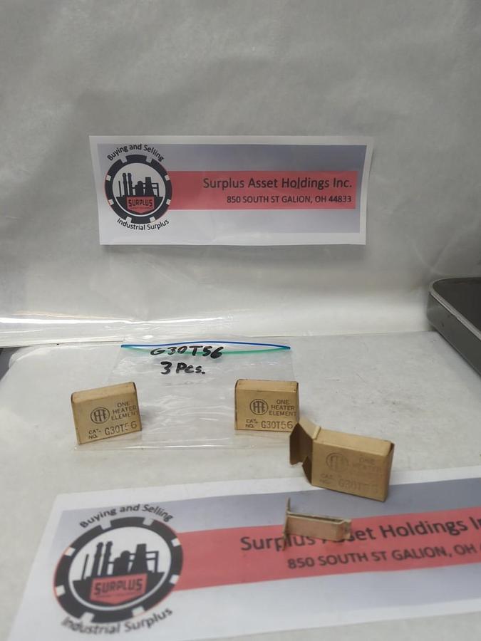 ITE,G30T56,OVERLOAD HEATER ELEMENT LOT OF 3 NOS