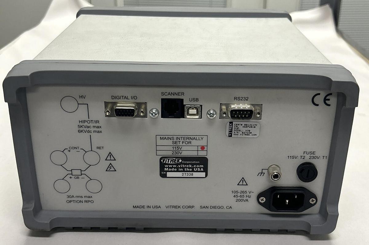 Used VITREK,V70,AC HIPOT SAFETY TESTER