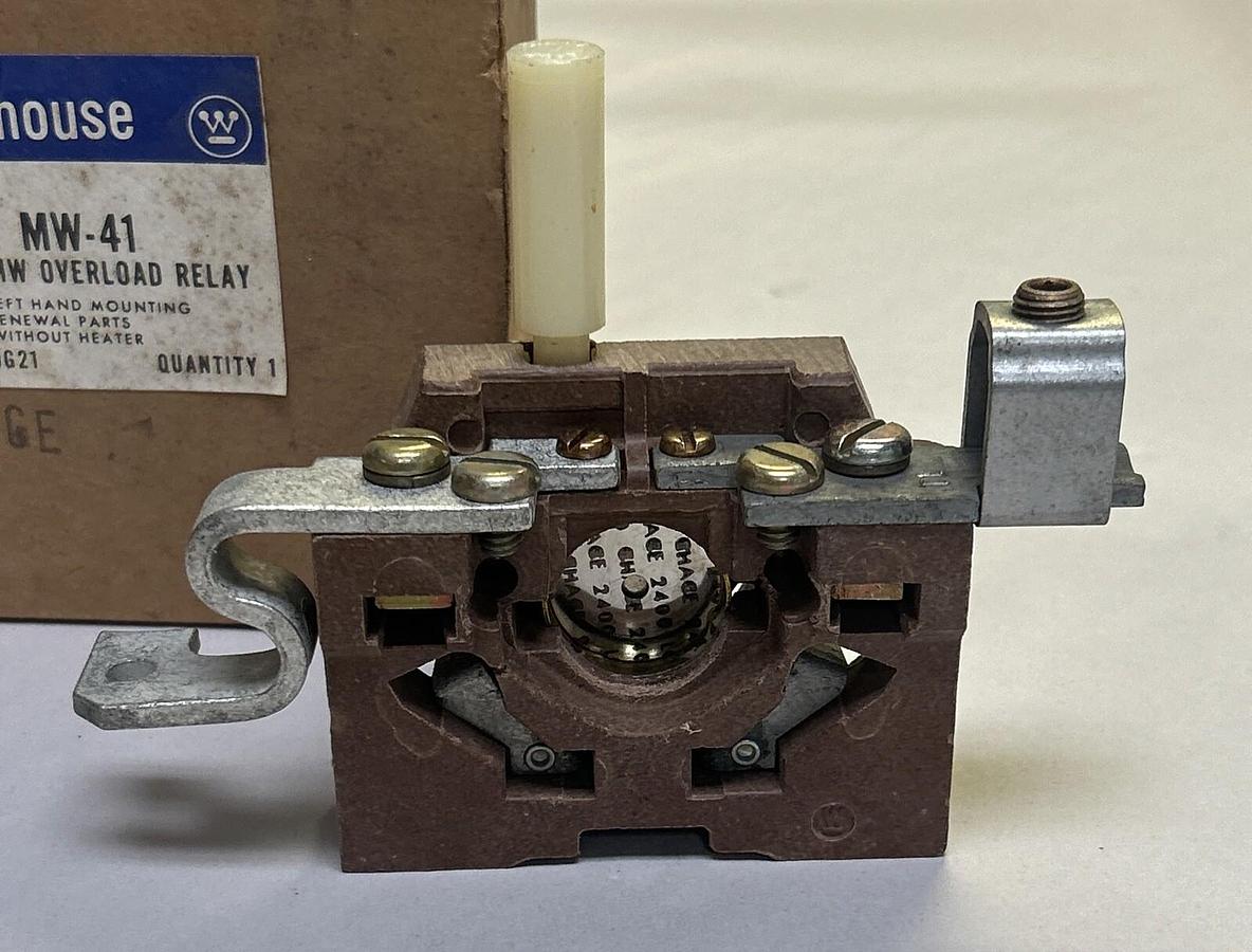 WESTINGHOUSE,MW-41,OVERLOAD RELAY NOS