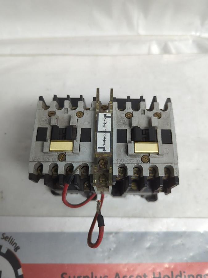 Used ALLEN BRADLEY,500-T-OD94,REVERSING STARTER SIZE 00 PRE-OWNED