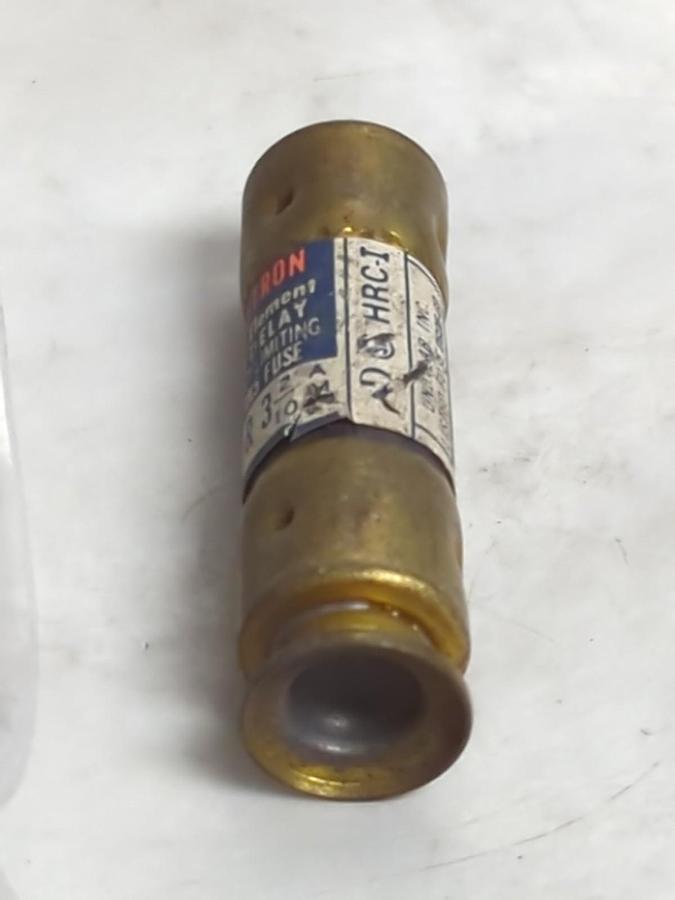 Used COOPER BUSSMANN,FRN-R-3-2/10,FUSETRON 3-2/10 AMP FUSE LOT OF 2 PRE-OWNED