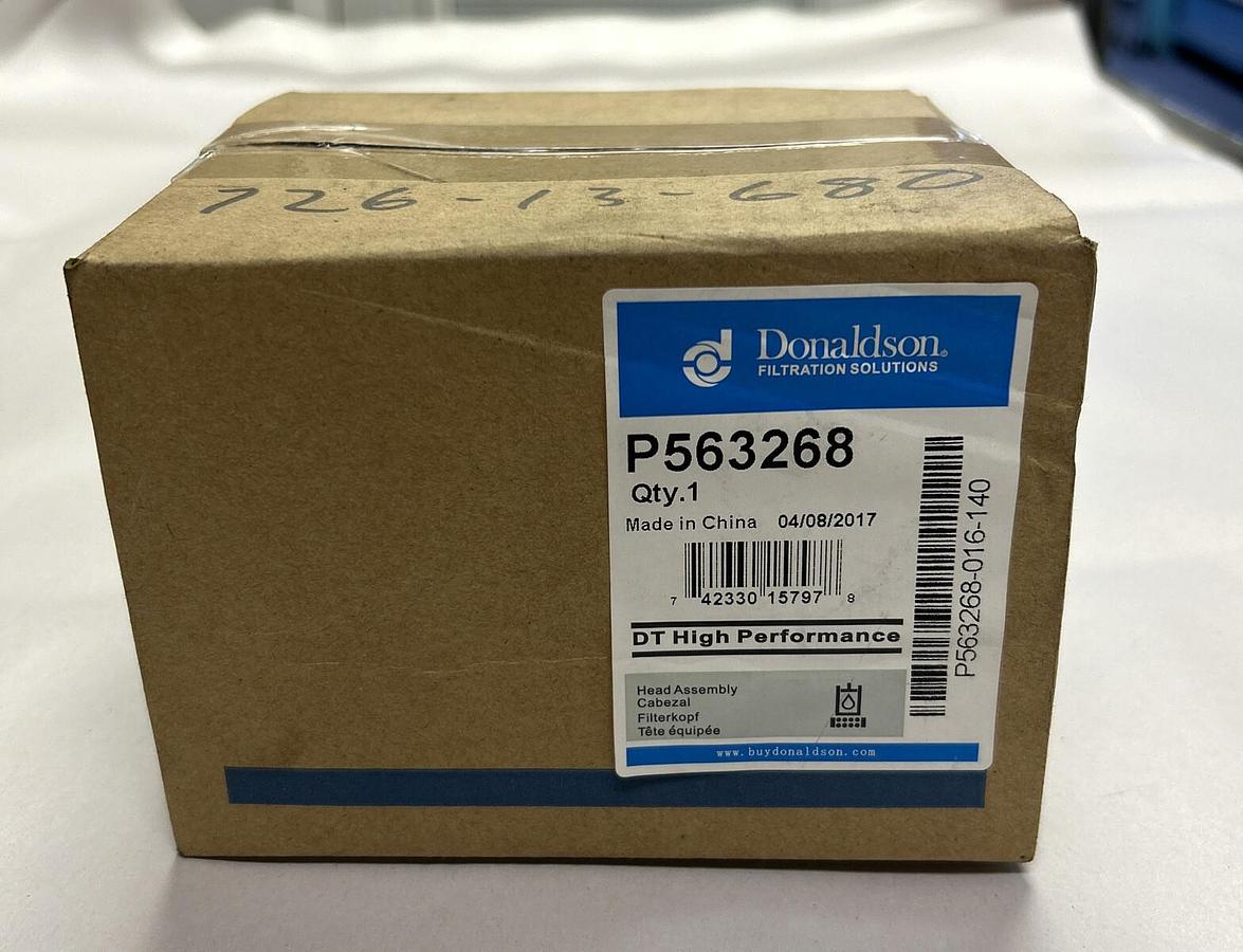 Used DONALDSON,P563268 DT,HIGH PERFORMANCE HEAD ASSEMBLY NEW