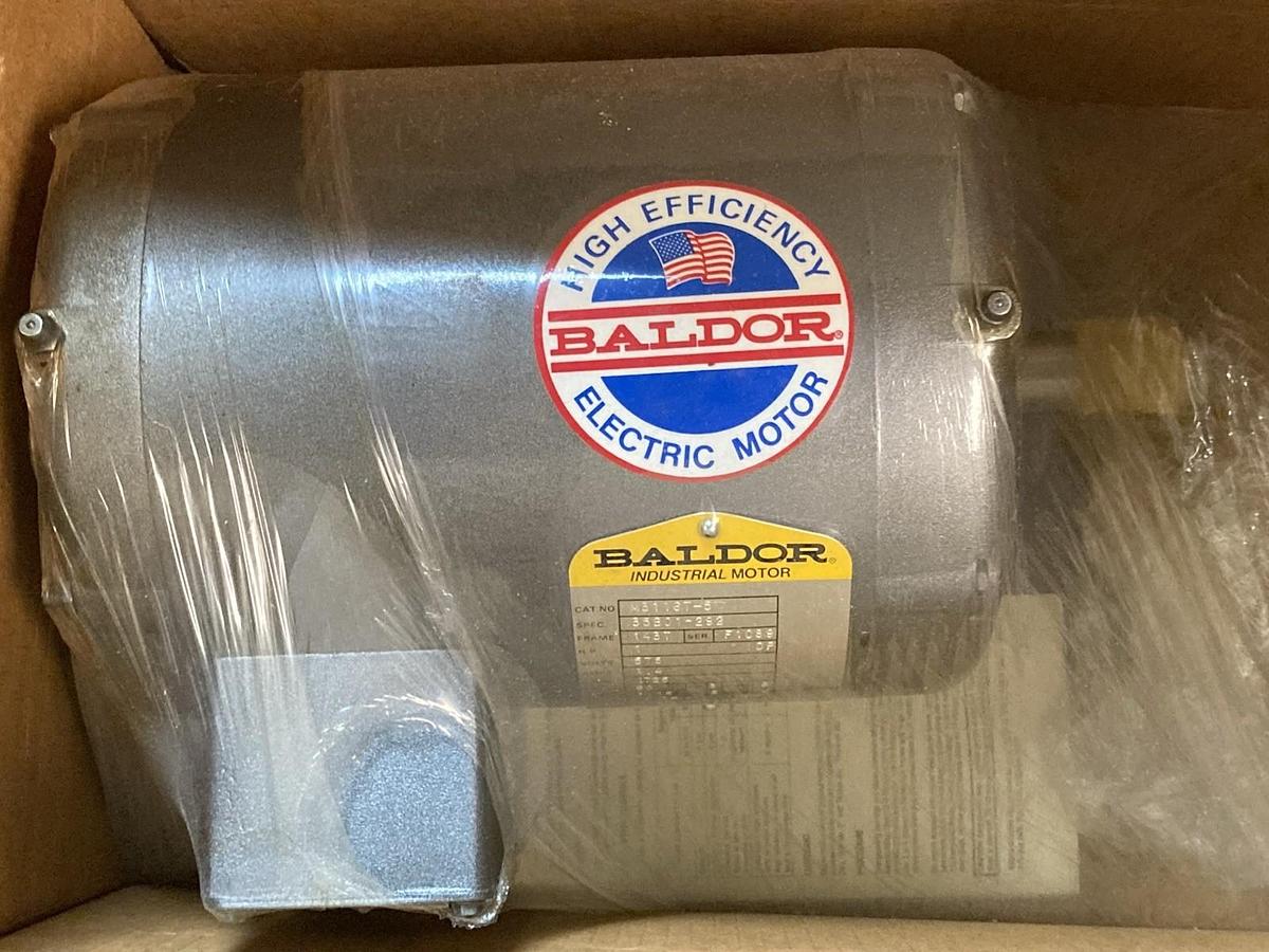 Baldor,M5116T-5,3-Phase Motor Frame 143T 1Hp 575V 1.4A 1725RPM