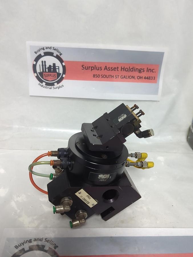 Used AGI,AGR-2,ROTARY ACTUATOR ASSY WITH AGLP-2 GRIPPER PRE-OWNED