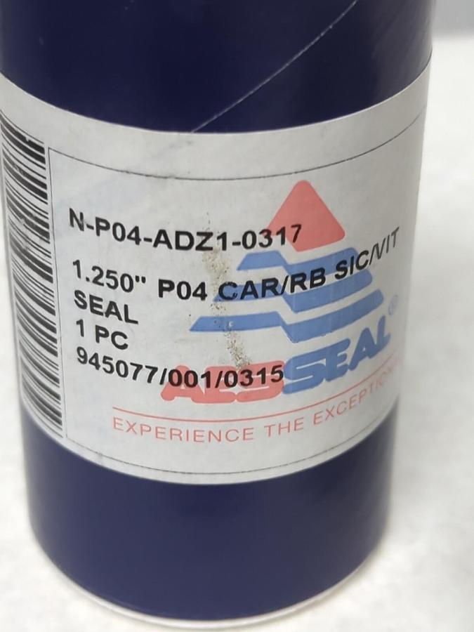 AESSEAL,N-P04-ADZ1-0317,MECHANICAL SEAL 1.250 INCH P04 CAR/RB SIC/VIT NOS