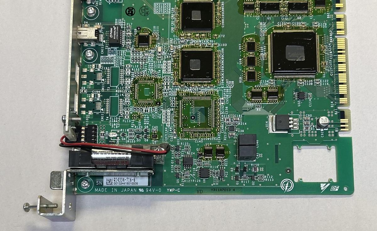 Used YASKAWA ELECTRIC,JANCD-YIF01-1E,ROBOT I/F CIRCUIT BOARD