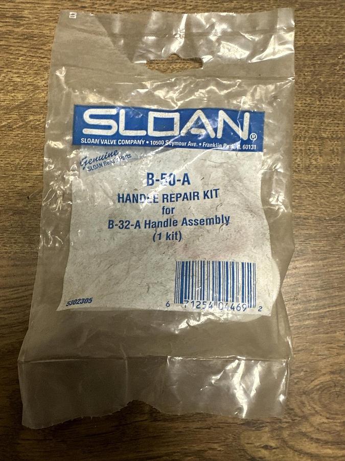 Used Sloan,B-50-A,Handle Repair Kit for B-32-A