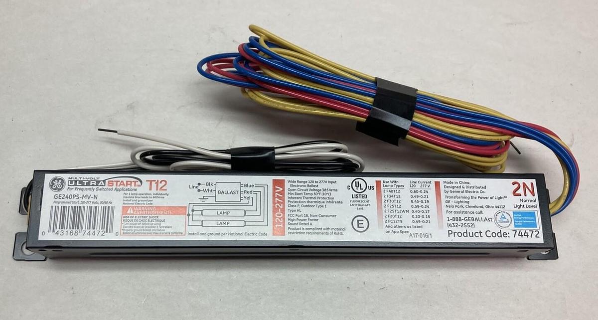 General Electric,GE240PS-MV-N,Fluorescent Ballast