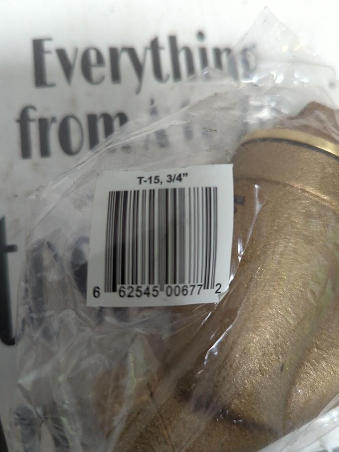 LEGEND,T-15,3/4 INCH BRONZE Y-STRAINER/CHECK VALVE NOS