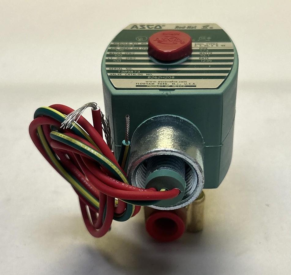 ASCO,8262H208,SOLENOID VALVE 1/4INCH NOS