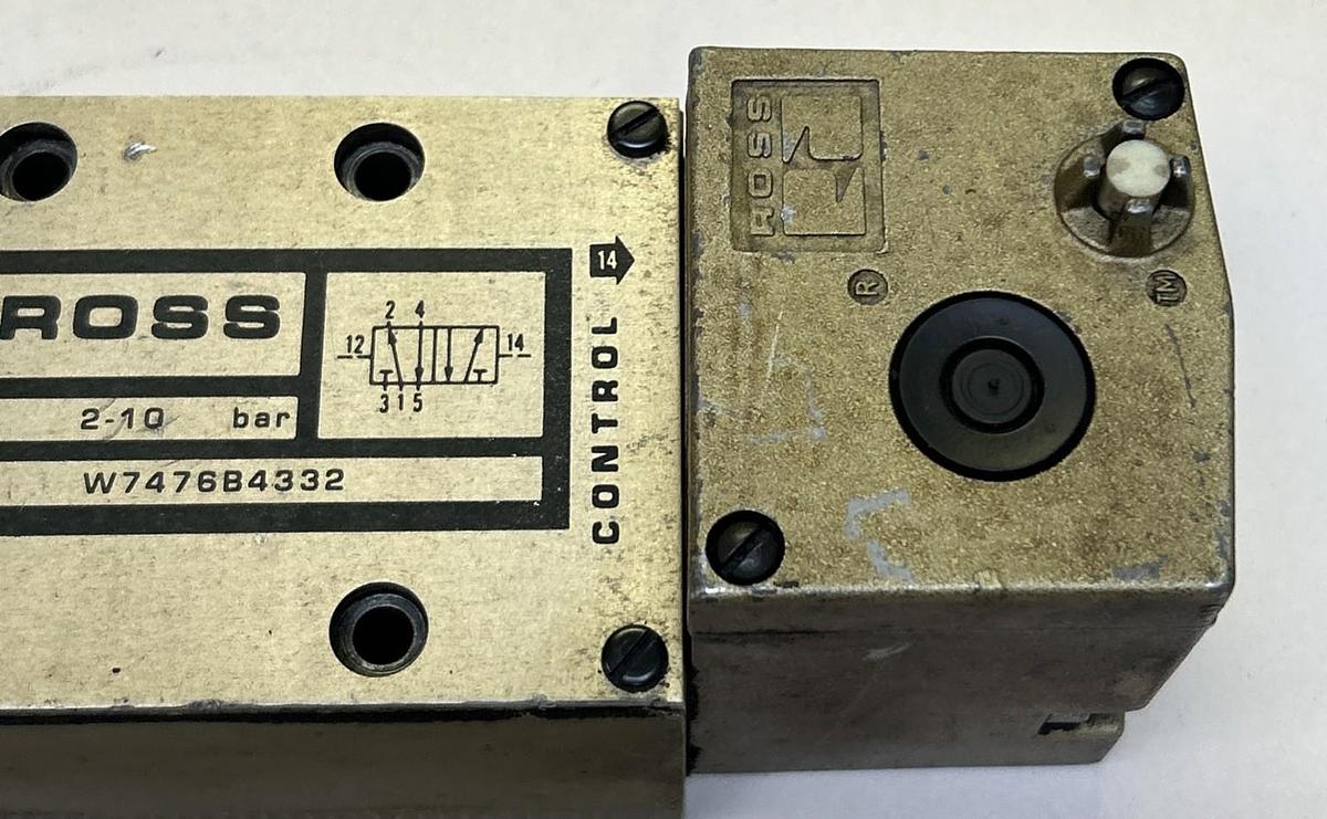 Used ROSS,W7476B4332,SOLENOID VALVE