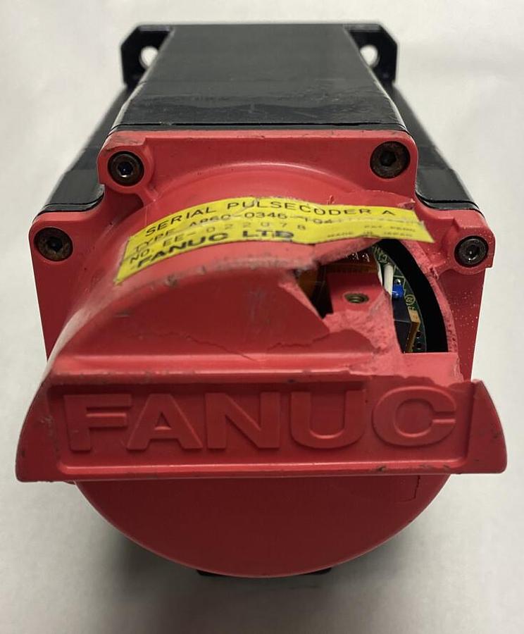 Used Fanuc,A06B-0372-B069#7000,1-0SP AC Servo Motor A06B-0372-B069#7000