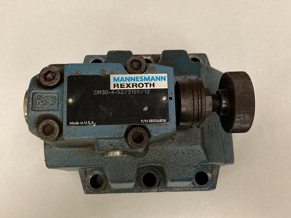 Used Rexroth,DR30-4-52/315Y/12,Hydraulic Relief Valve