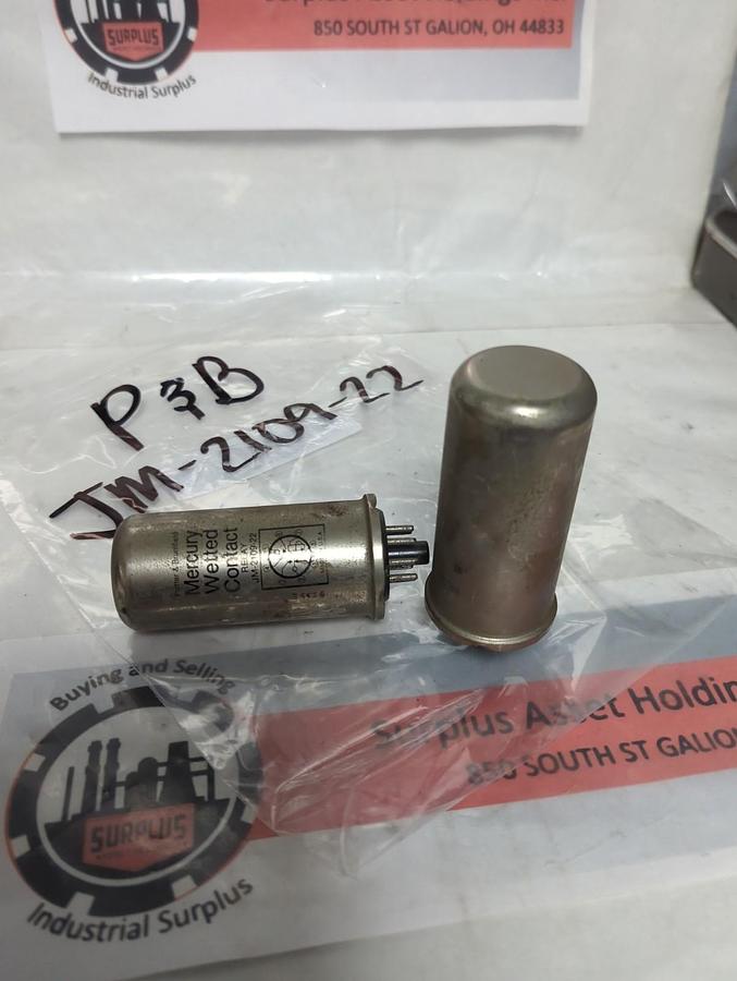 Used P&B,JM-2109-22,RELAY 8-PIN LOT OF 2 PRE-OWNED