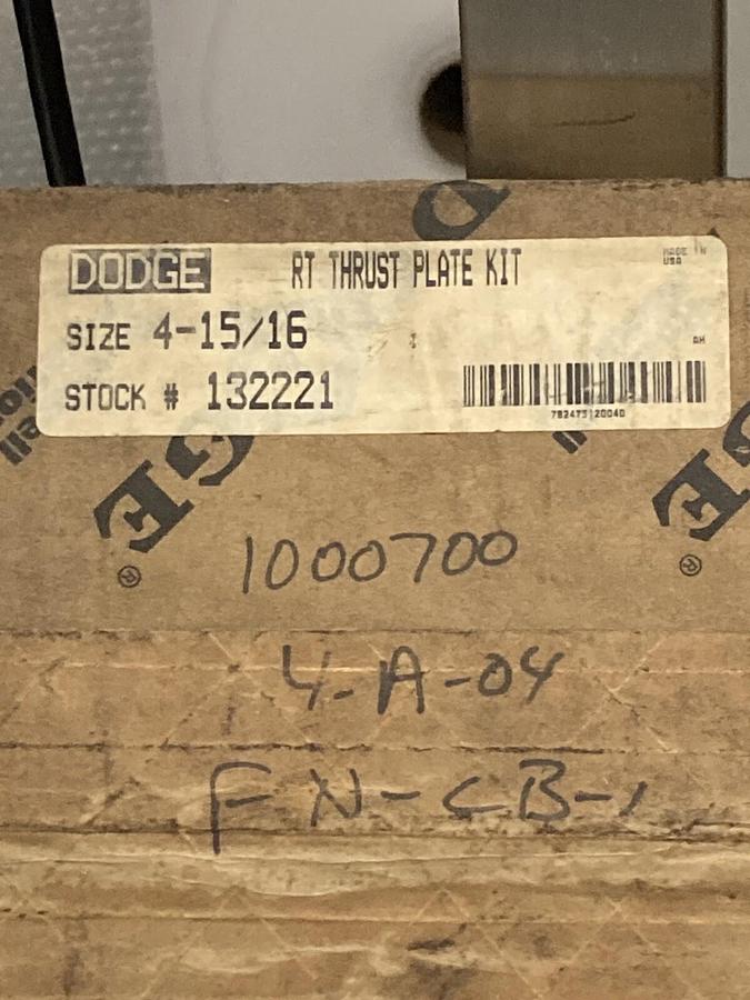 Dodge,132221 RT,Thrust Cap Plate Kit