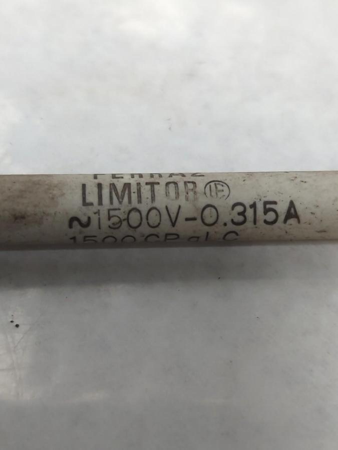 Used FERRAZ,W93330,LIMITOR FUSE .315 AMP LOT OF 2 PRE-OWNED