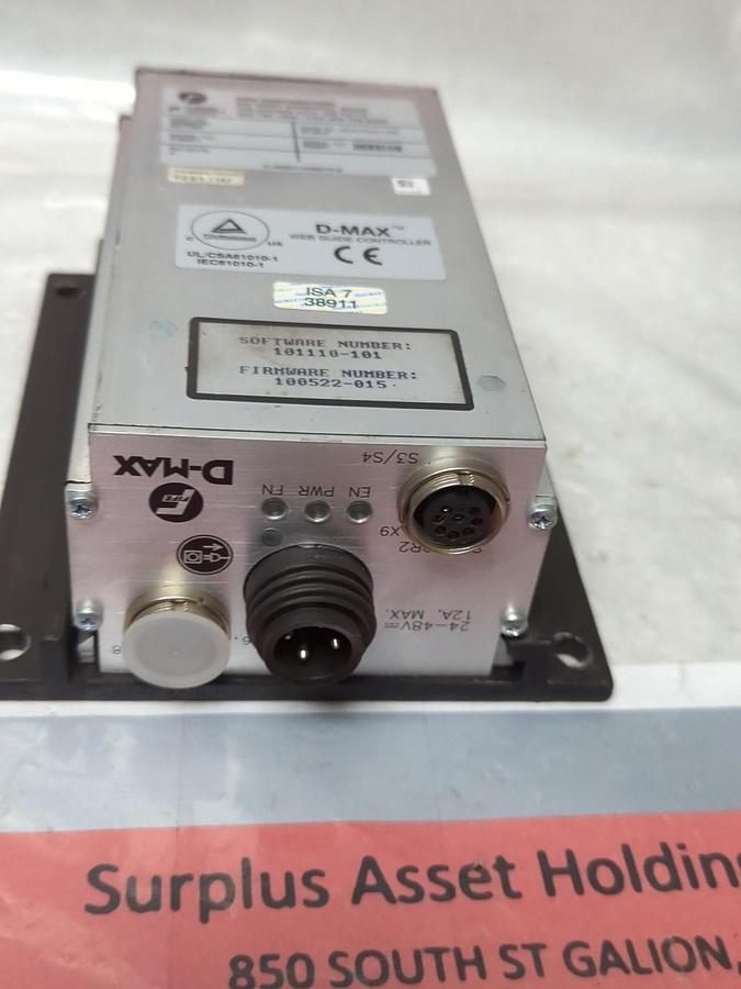 Used FIFE,200926-001,D-MAX WEB GUIDE CONTROLLER SOFT:101110-101 FIRM:100522-015 USED