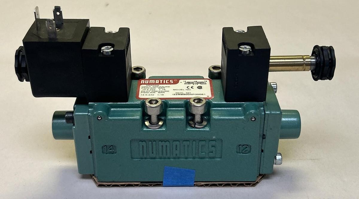 Used NUMATICS,I22BB6004P00061,DOUBLE SOLENOID VALVE