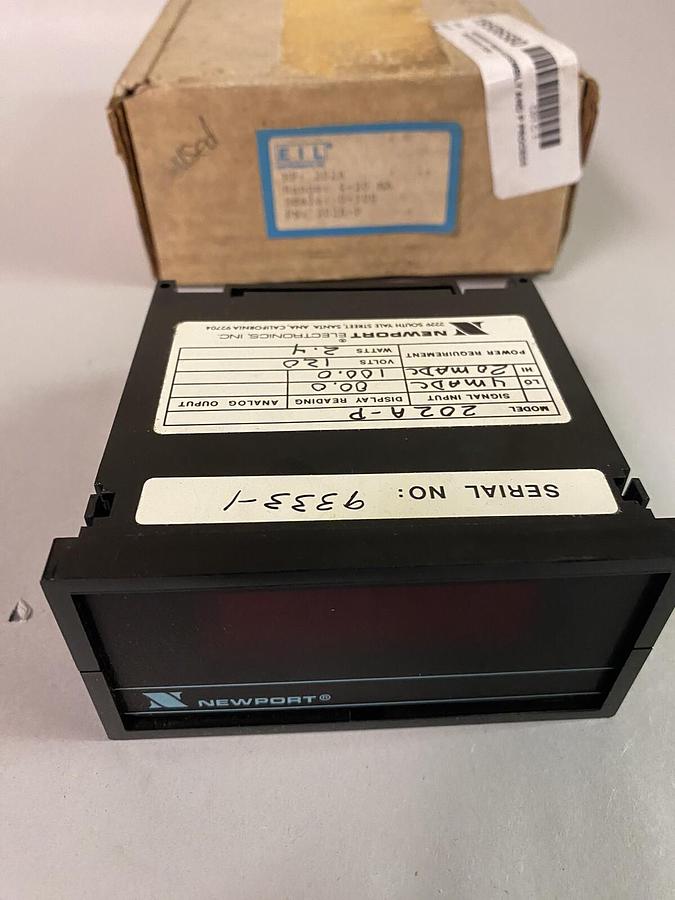 NEWPORT,202A-P,PROCESS METER 120V 2.4W