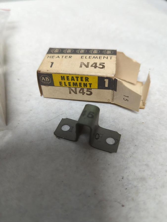 ALLEN BRADLEY,N45,THERMAL OVERLOAD HEATER ELEMENT LOT OF 6 NOS