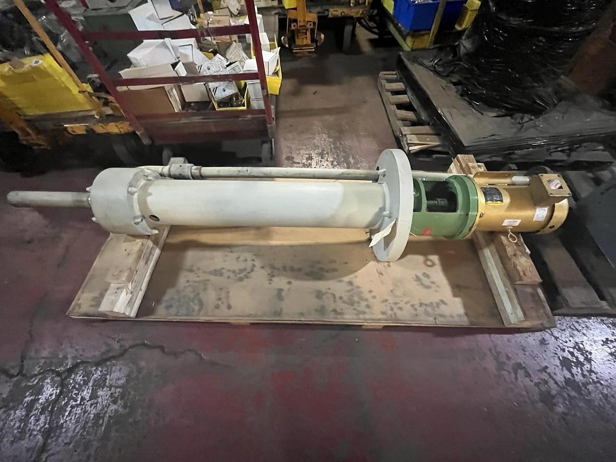 Used MUNSCH,TNP-KL 65-10-160,VERTICAL CHEMICAL CENTRIFUGAL PUMP 20.5 M3/H 5HP 3PH