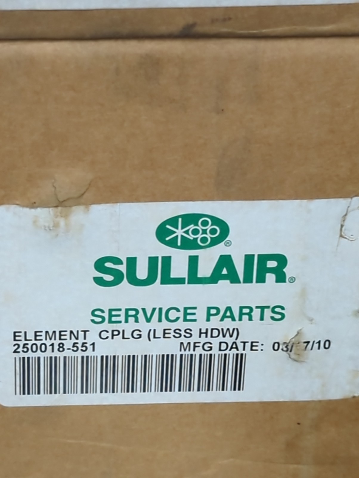 SULLAIR,250018-551,COUPLING ELEMENT NOS
