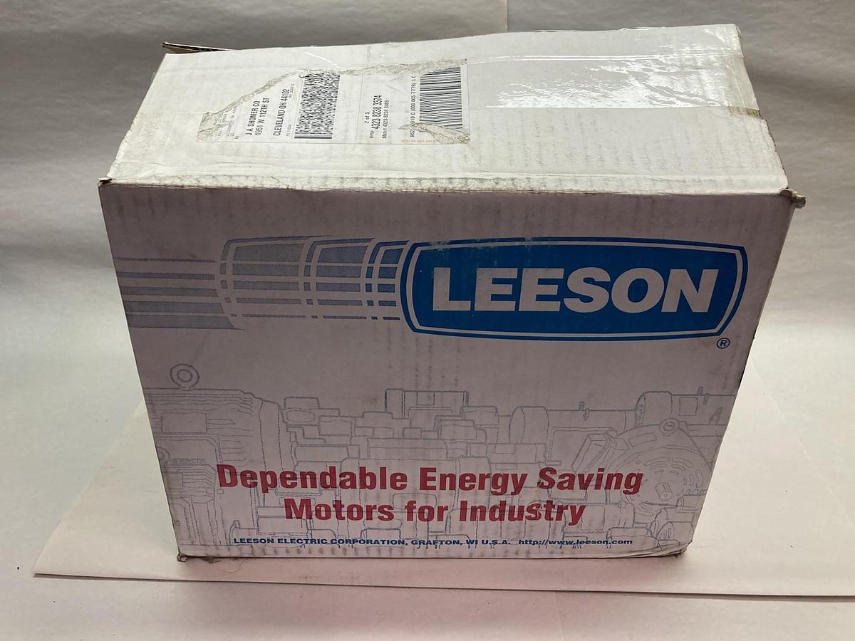 Leeson,F18B C6T17FB1E,3-Phase General Purpose Motor 1725/1450rpm 3/4Hp 56 Frame