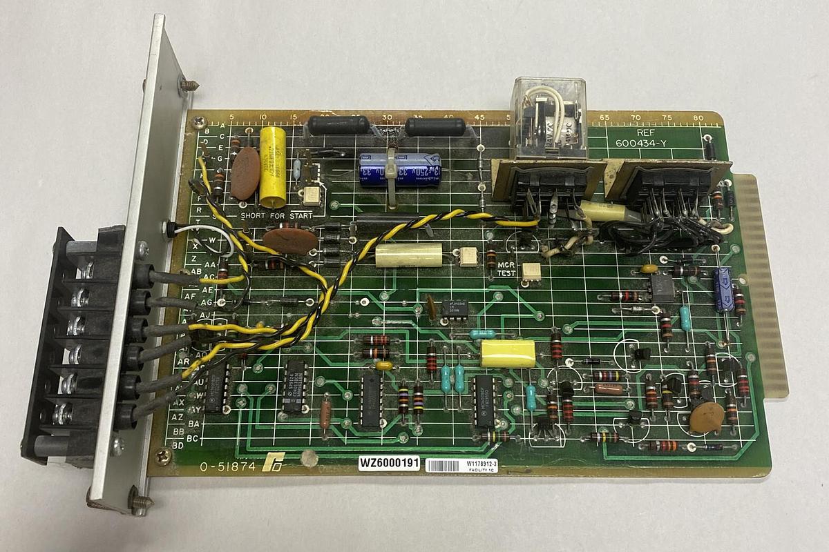 Used RELIANCE,0-51874,STATIC SEQUENCE CARD MODULE