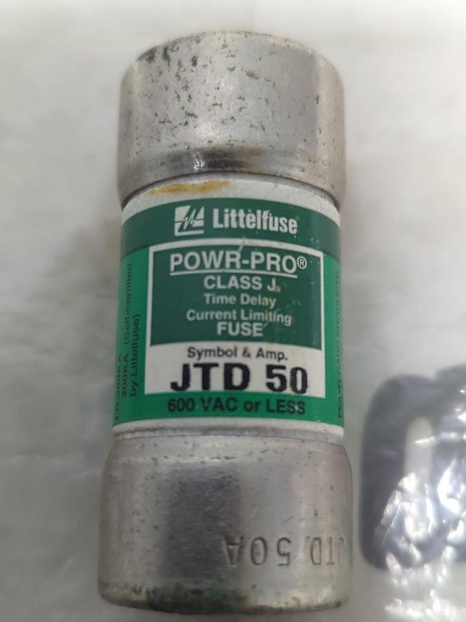 LITTELFUSE,JTD50,CLASS J 50 AMP FUSE NOS
