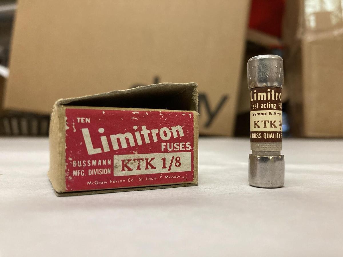 Limitron,KTK 1/8,Amp Fuses  Lot of 10