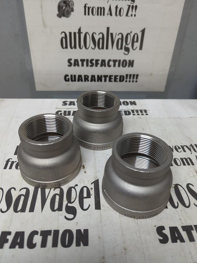UNBRANDED,MB-304,THREADED PIPE REDUCER 2 INCH X 1-1/2 INCH LOT OF 3 NOS