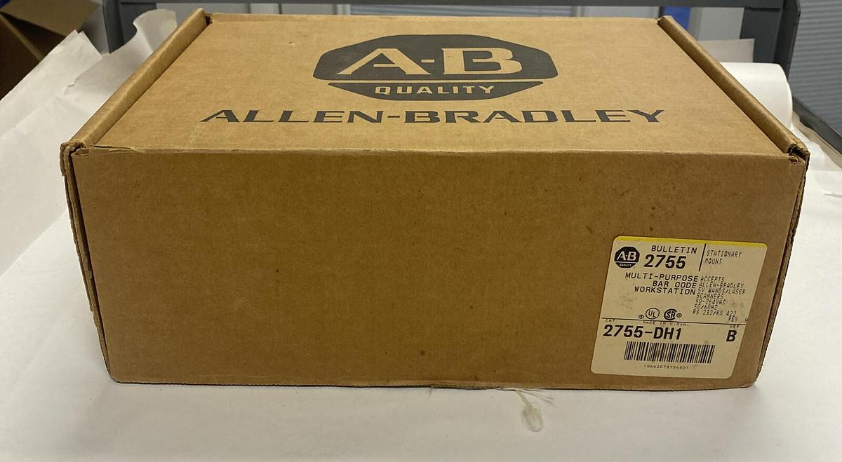 Used ALLEN BRADLEY,2755-DH1,SER B MULTI-PURPOSE BAR CODE WORKSTATION NEW