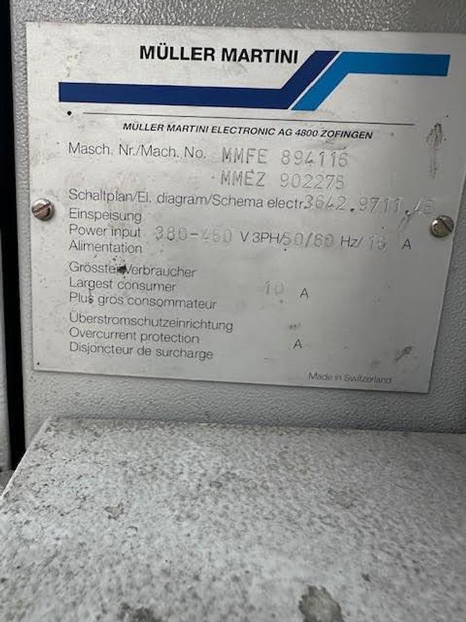 Used Muller Martini Zenith S Binding Line