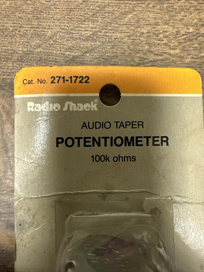 Used Radio Shack,271-1722,Potentiometer
