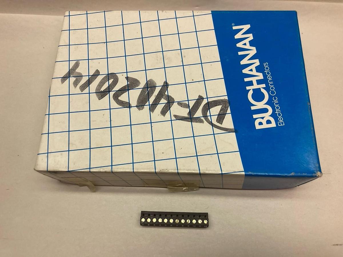 Buchanan,SSB4P12S11,12-Hole Terminal Strip BOX OF 150