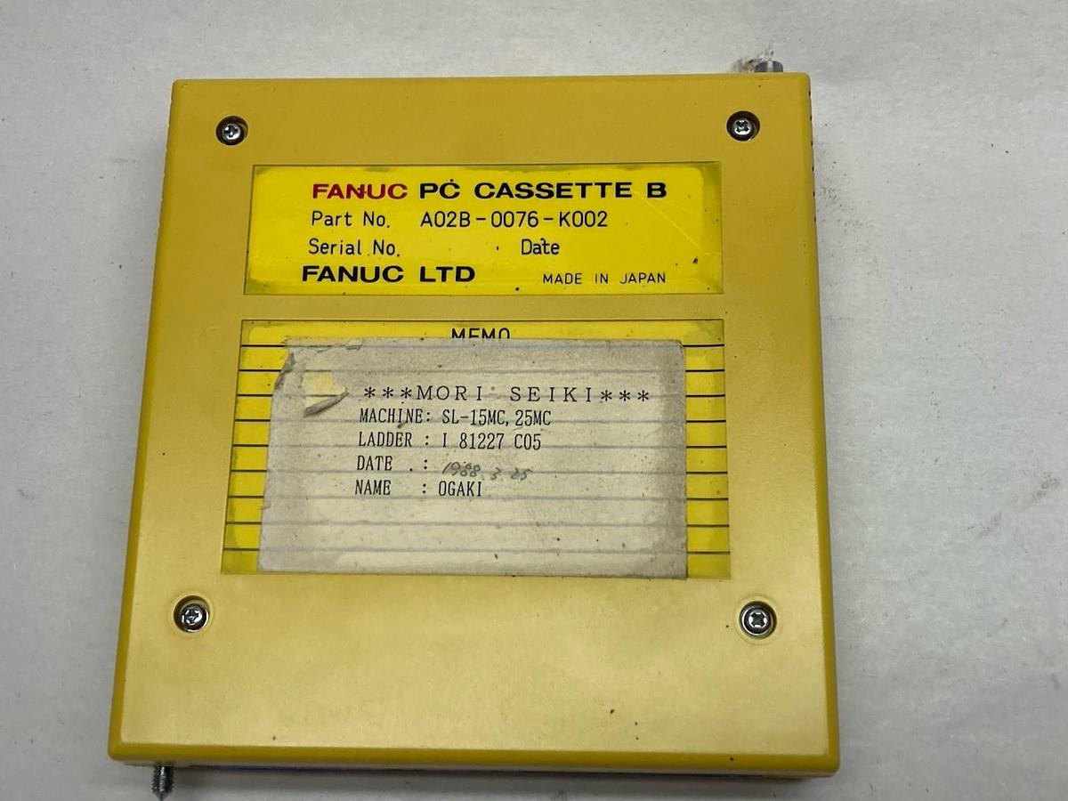 Used Fanuc,A02B-0076-K002,PC Cassette B Module