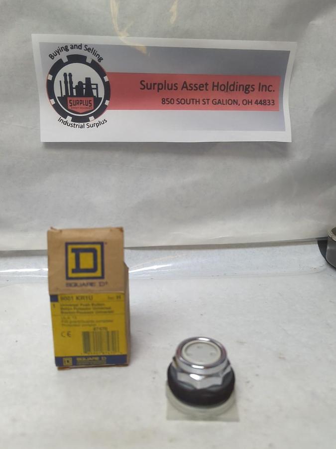 SQUARE D,9001 KR1U,SERIES H UNIVERSAL PUSH BUTTON MISSING COLOR TABS NOS